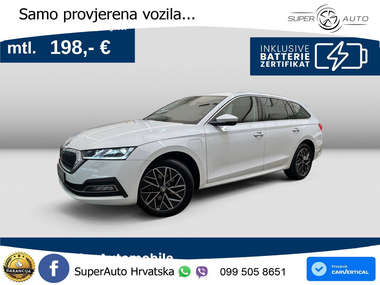 Škoda Octavia Combi iV 1.4 TSI (204 KS) DSG LED+GR SJED+ACC