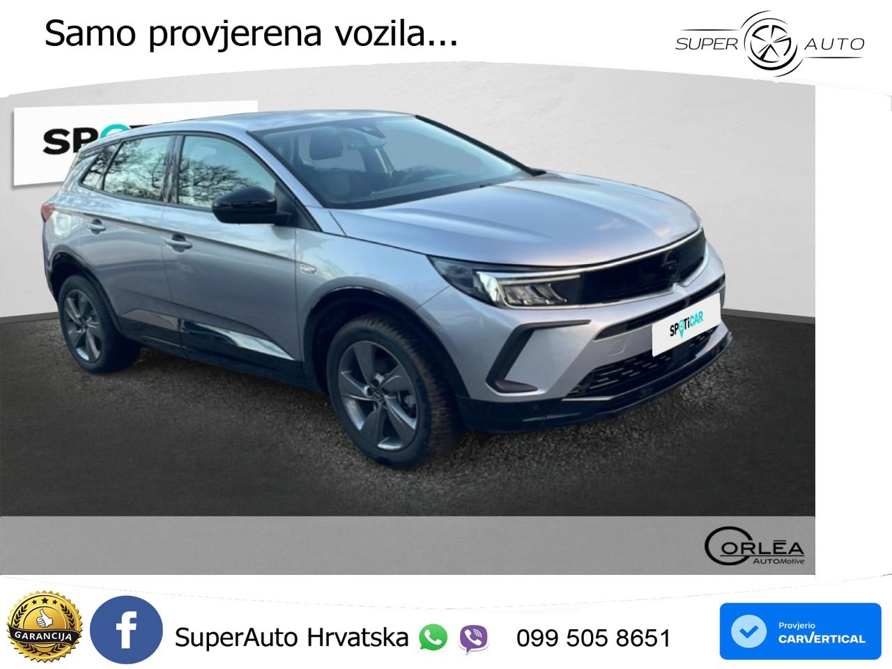 Opel Grandland 1.2i Turbo (130 KS) Automatic GS LED+GR SJED+ACC