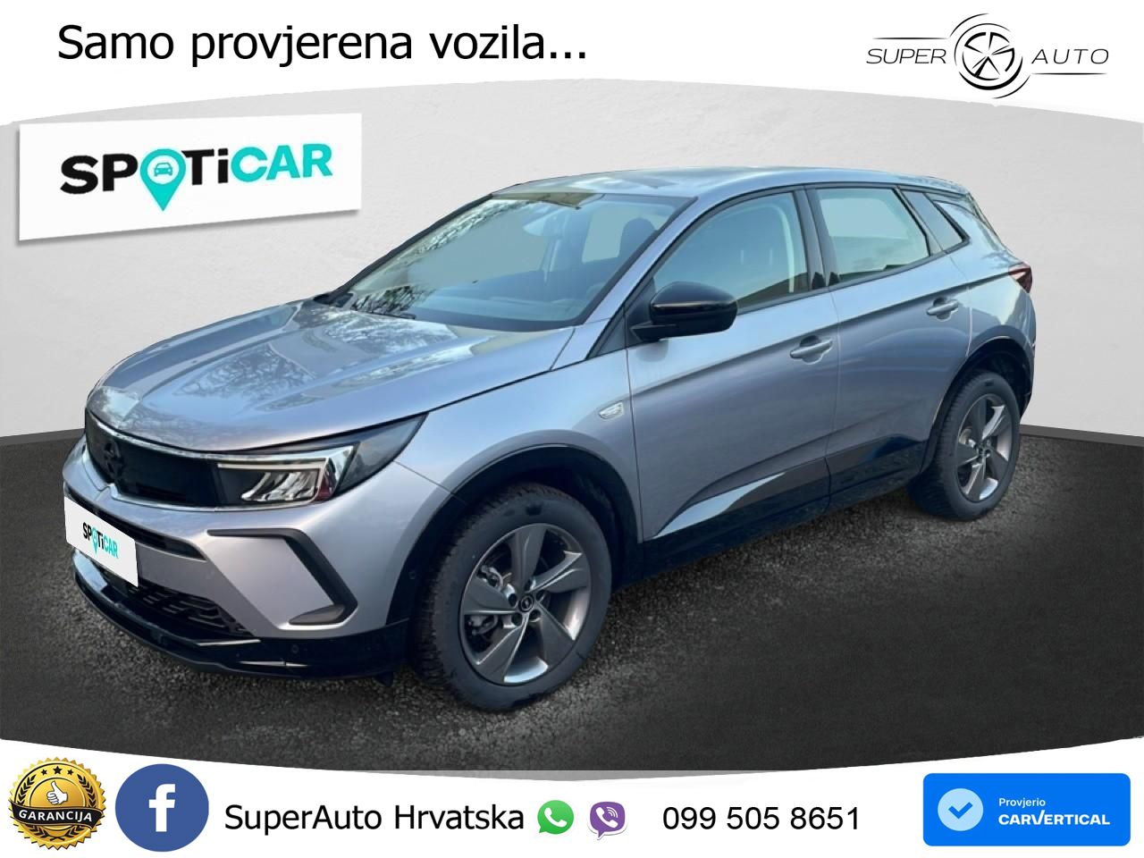 Opel Grandland 1.2i Turbo (130 KS) Automatic GS LED+GR SJED+ACC