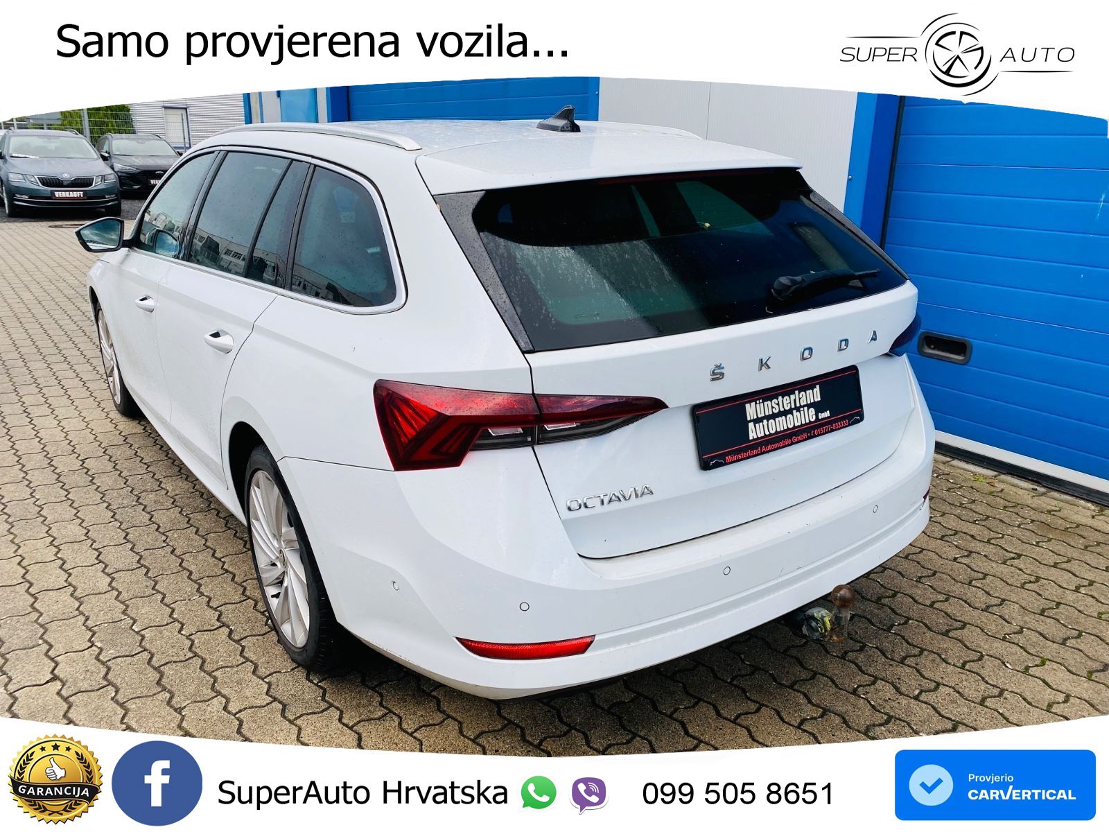 Škoda Octavia Combi 2.0 TDI (150 KS) DSG LED+GR SJED+ACC