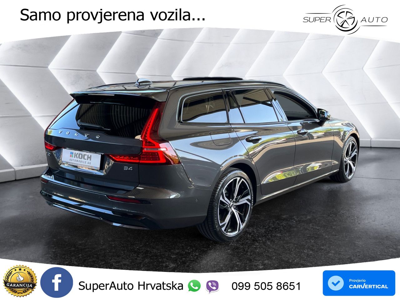 Volvo V60 2.0 B4 Benzin DCT ACC+GR SJED+360+PANO