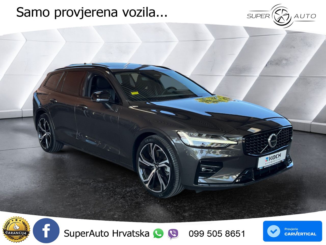 Volvo V60 2.0 B4 Benzin DCT ACC+GR SJED+360+PANO