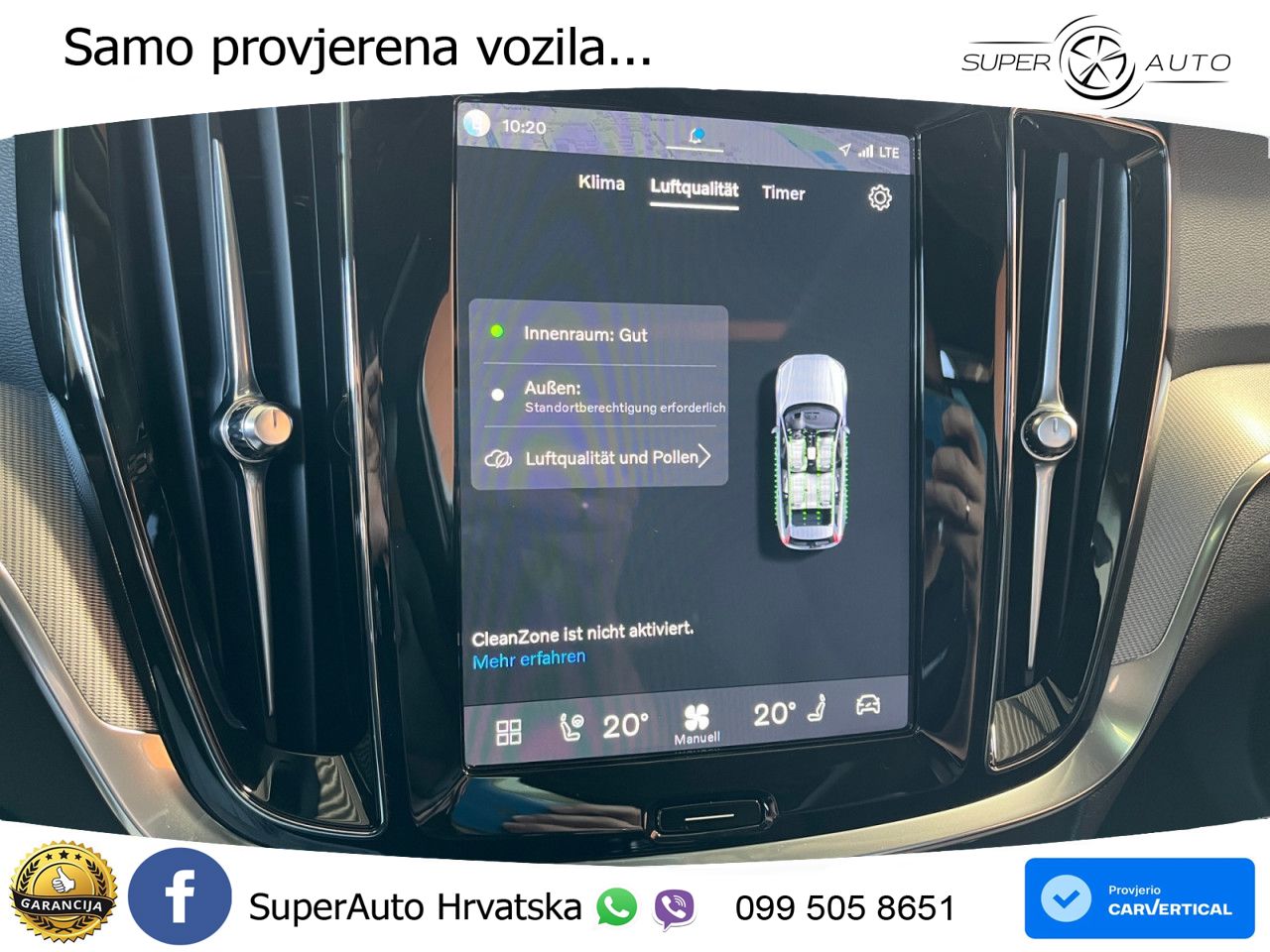Volvo V60 2.0 B4 Benzin DCT ACC+GR SJED+360+PANO
