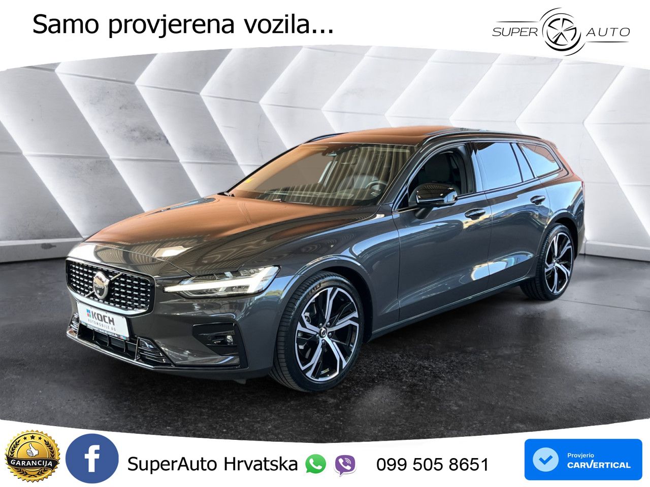 Volvo V60 2.0 B4 Benzin DCT ACC+GR SJED+360+PANO
