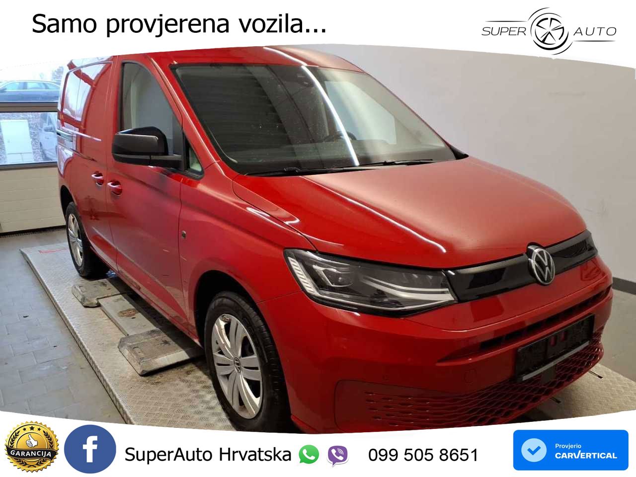Volkswagen Caddy Cargo 2.0 TDI DSG AHK RearView Sitzh DAB A 122 KS