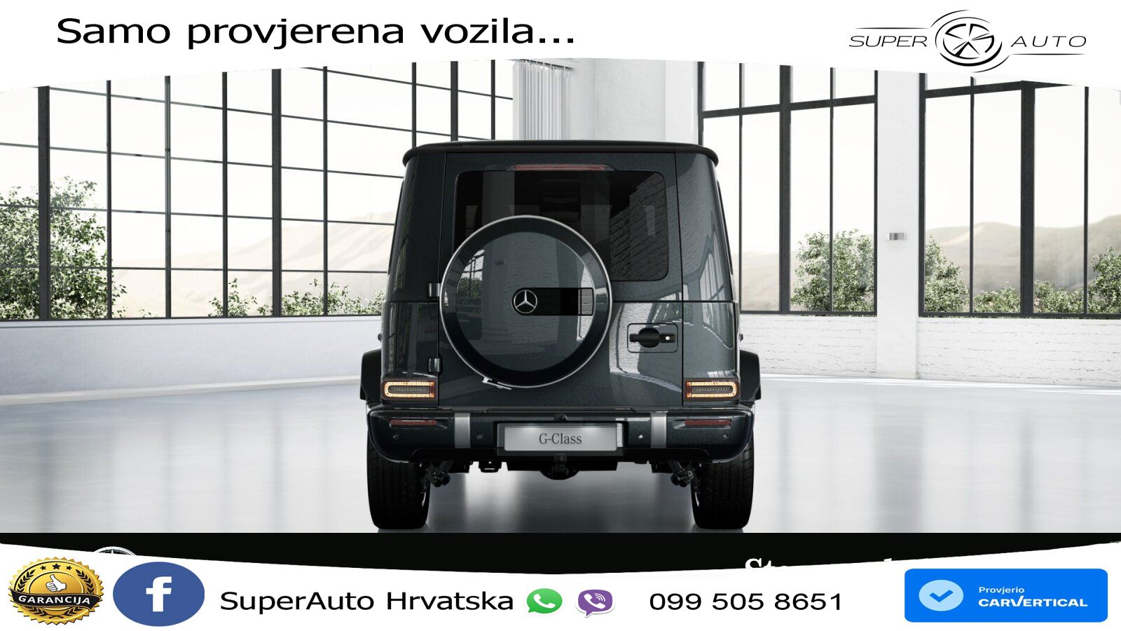 Mercedes G 450d Long (367 KS) 4MATIC 9G-TRONIC Exclusive LED+GR SJED+ACC