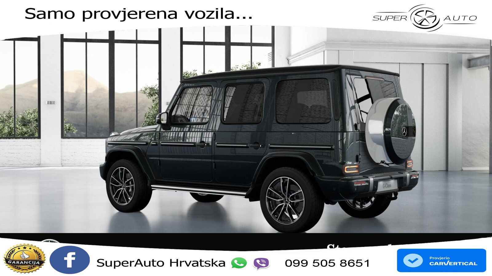 Mercedes G 450d Long (367 KS) 4MATIC 9G-TRONIC Exclusive LED+GR SJED+ACC