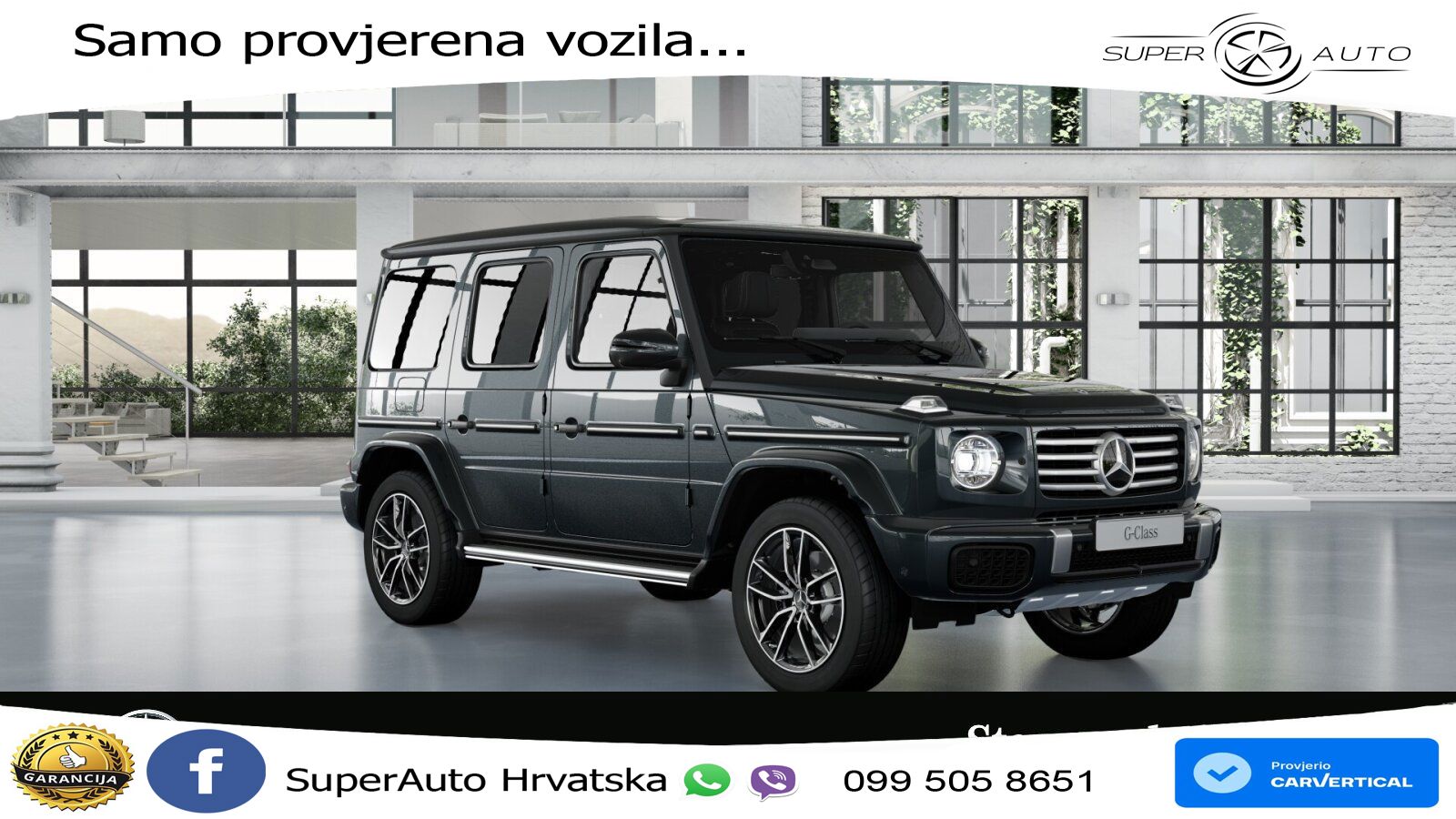 Mercedes G 450d Long (367 KS) 4MATIC 9G-TRONIC Exclusive LED+GR SJED+ACC
