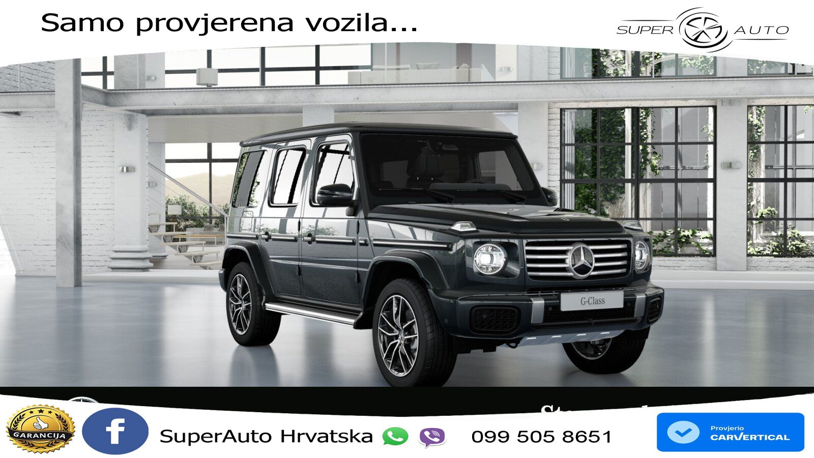 Mercedes G 450d Long (367 KS) 4MATIC 9G-TRONIC Exclusive LED+GR SJED+ACC