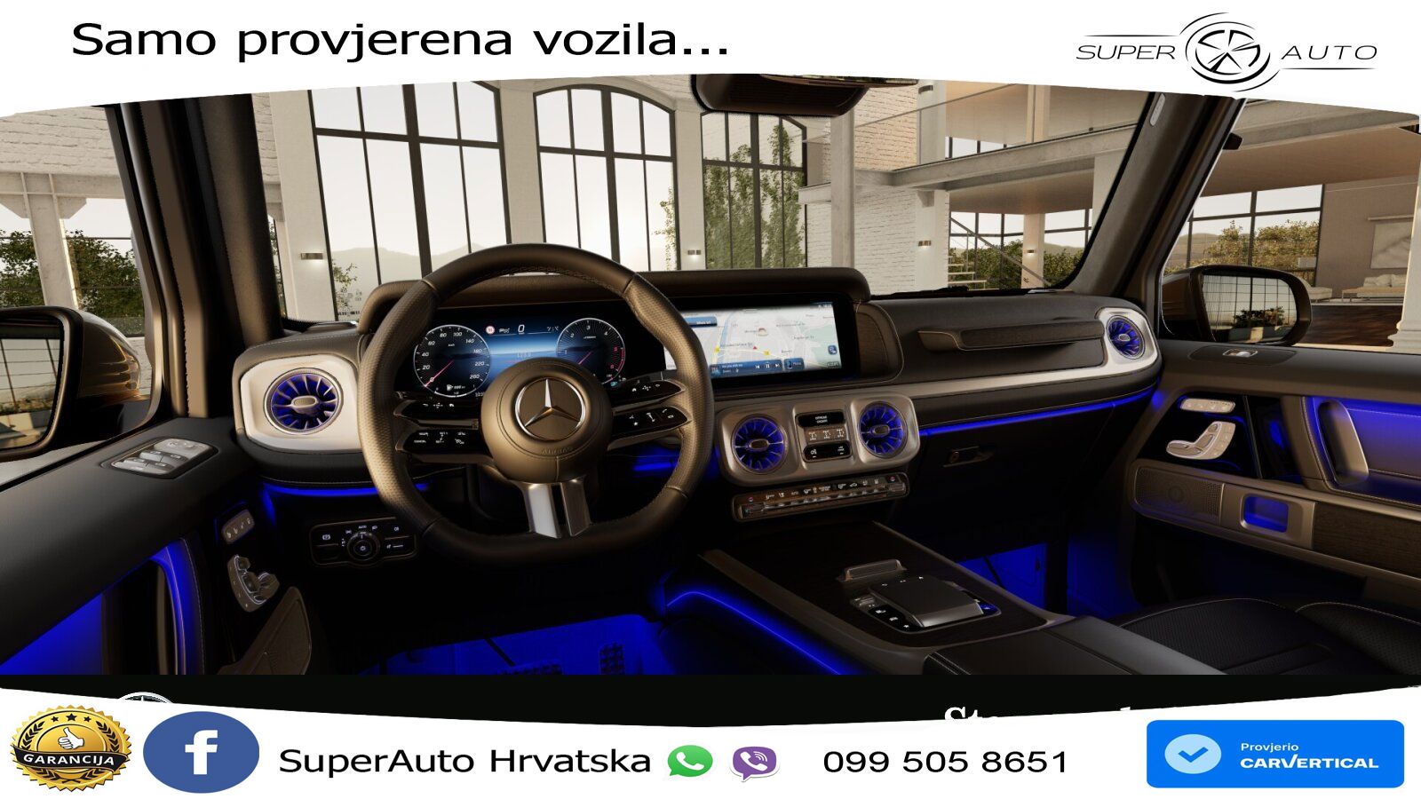 Mercedes G 450d Long (367 KS) 4MATIC 9G-TRONIC Exclusive LED+GR SJED+ACC