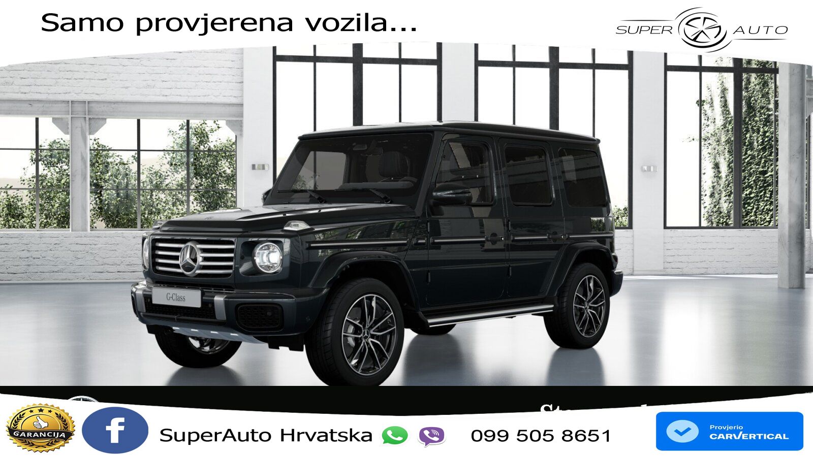 Mercedes G 450d Long (367 KS) 4MATIC 9G-TRONIC Exclusive LED+GR SJED+ACC