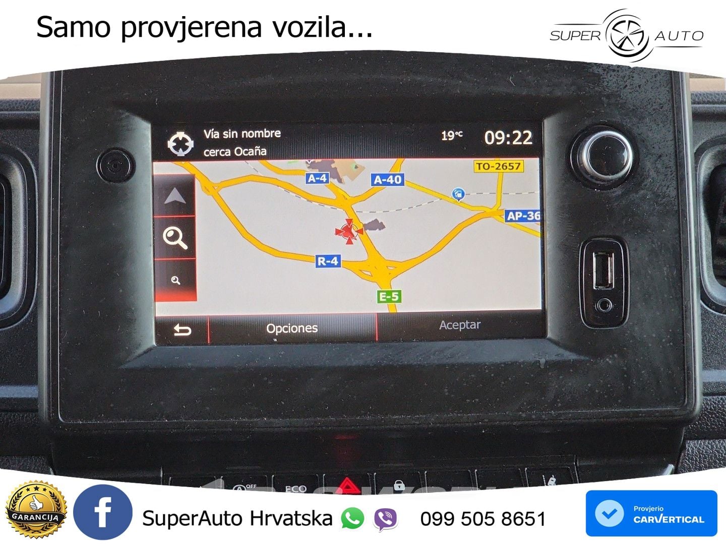 Renault Master 145PK ITV 07-2027 - L3H2 - LED - Aire aco 145 KS