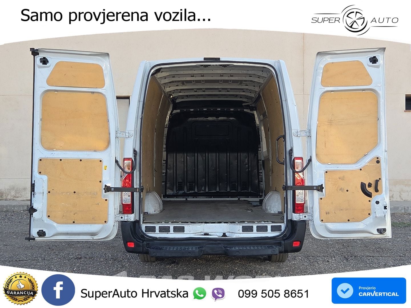 Renault Master 145PK ITV 07-2027 - L3H2 - LED - Aire aco 145 KS
