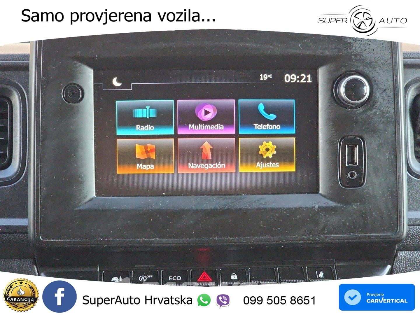 Renault Master 145PK ITV 07-2027 - L3H2 - LED - Aire aco 145 KS
