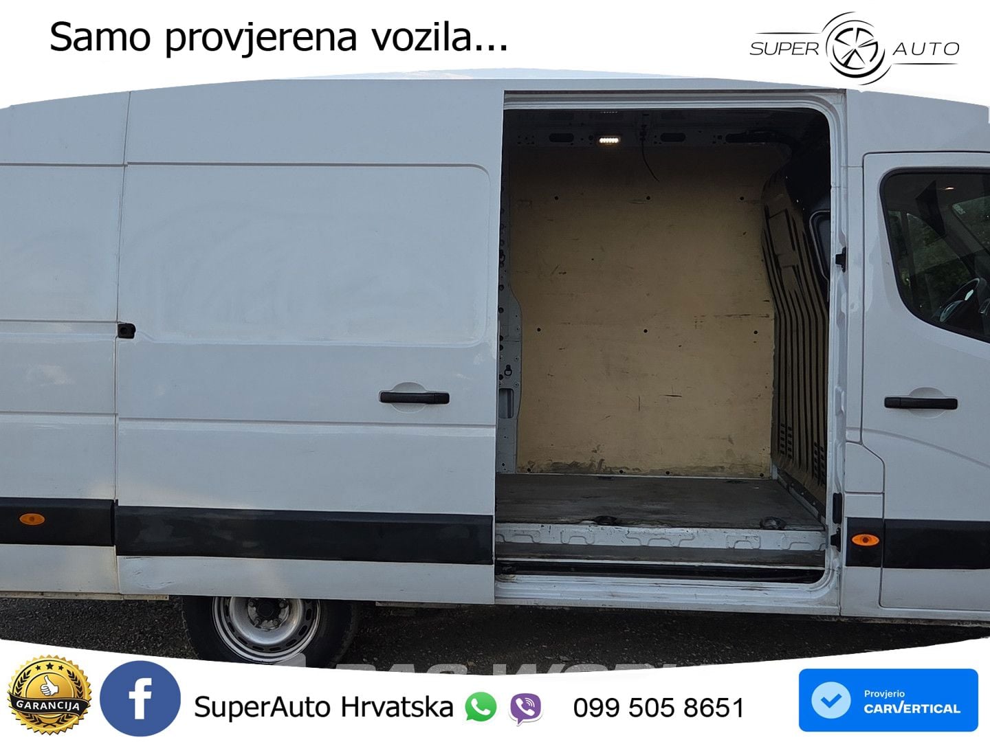 Renault Master 145PK ITV 07-2027 - L3H2 - LED - Aire aco 145 KS