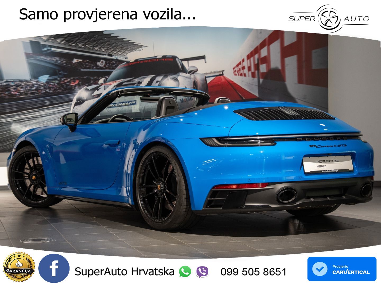 Porsche 911 Carrera 4 GTS Cabriolet 3.0 (480 KS) PDK MATRIX+GR SJED+KAM