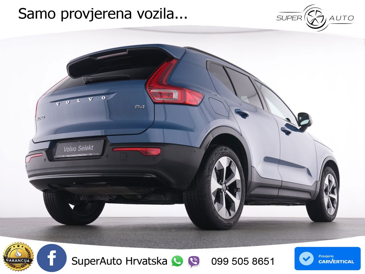 Volvo XC40 2.0 B4 AWD 197 KS Automatic ACC+GR SJED+360+PANO