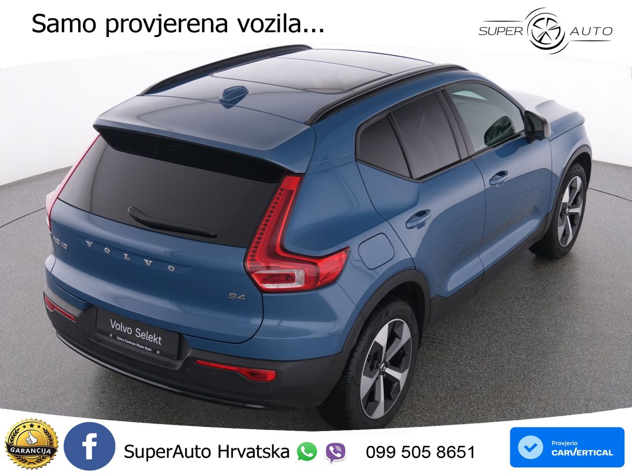 Volvo XC40 2.0 B4 AWD 197 KS Automatic ACC+GR SJED+360+PANO