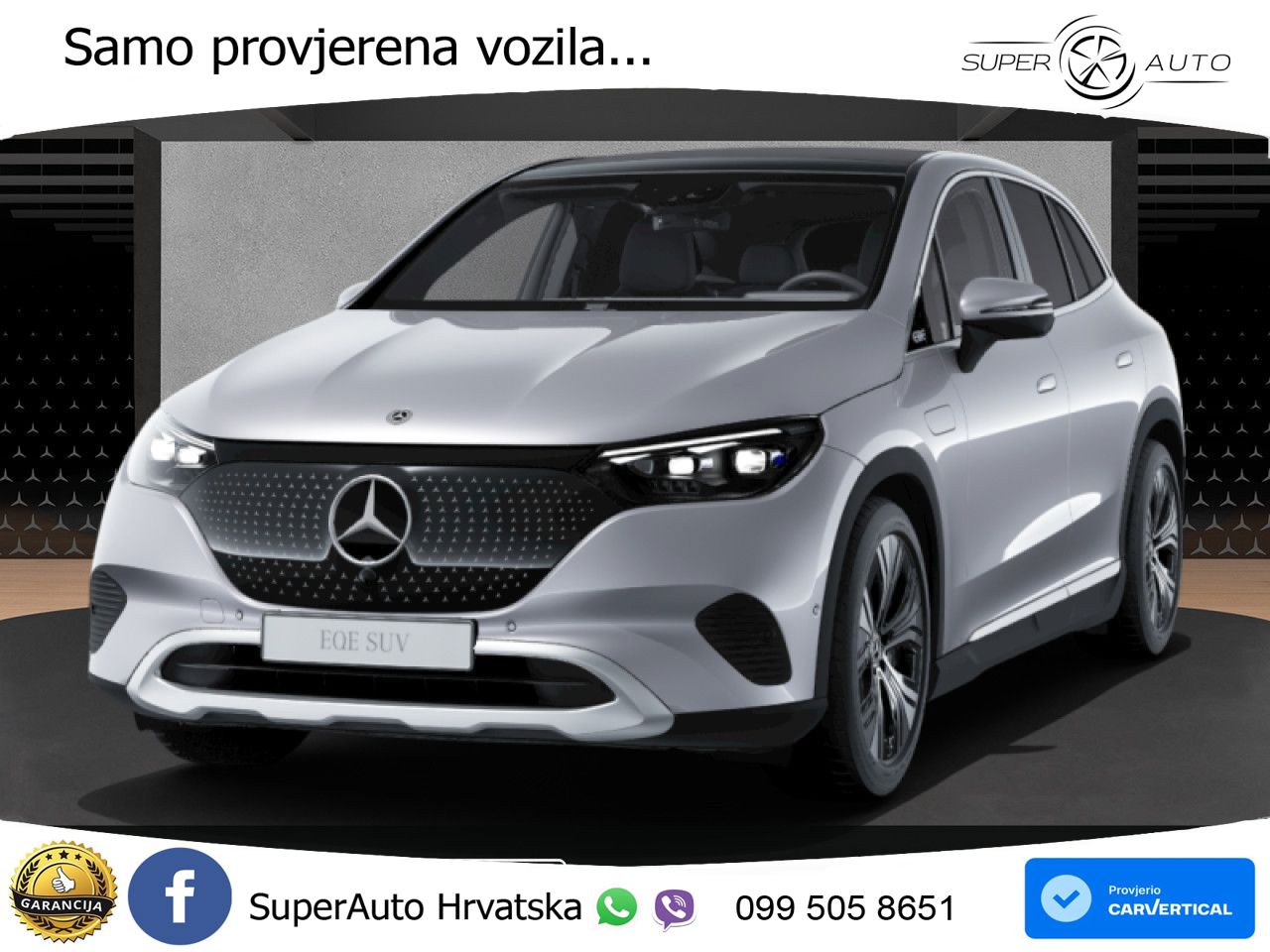 Mercedes EQE SUV 300 100 kWh (265 KS) ACC+GR SJED+360+PANO