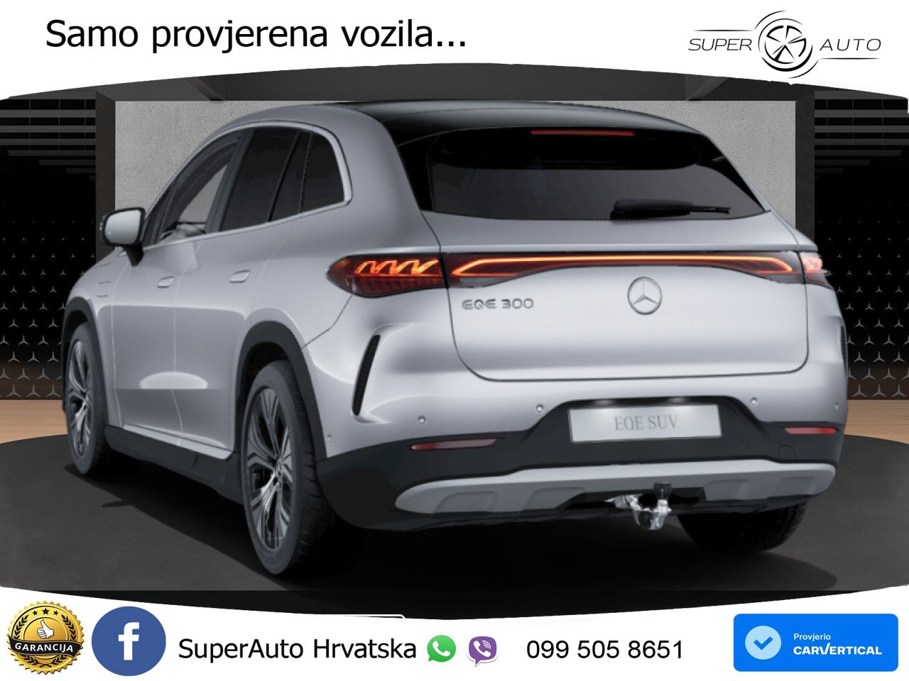 Mercedes EQE SUV 300 100 kWh (265 KS) ACC+GR SJED+360+PANO