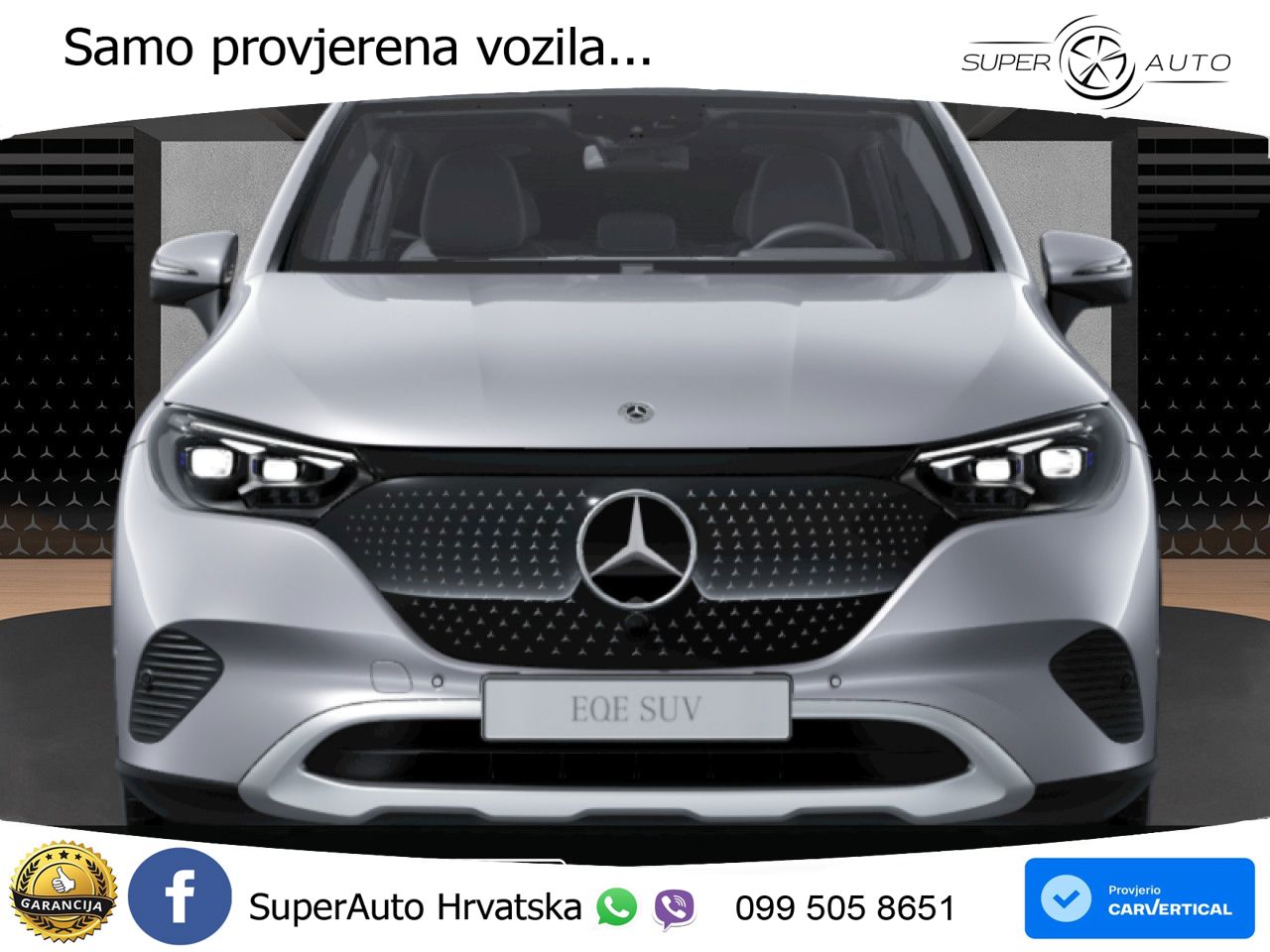 Mercedes EQE SUV 300 100 kWh (265 KS) ACC+GR SJED+360+PANO