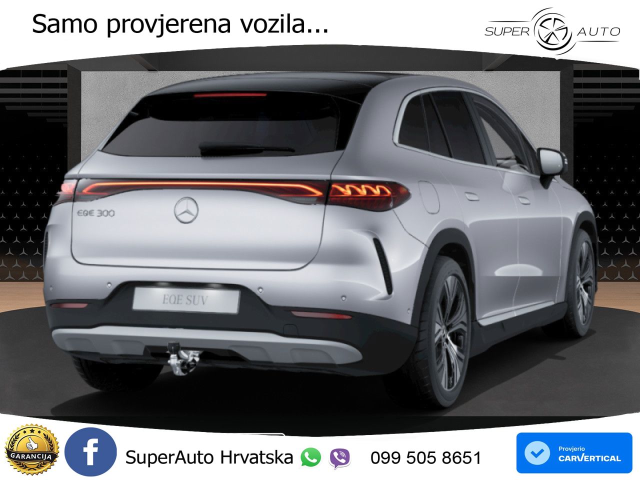 Mercedes EQE SUV 300 100 kWh (265 KS) ACC+GR SJED+360+PANO