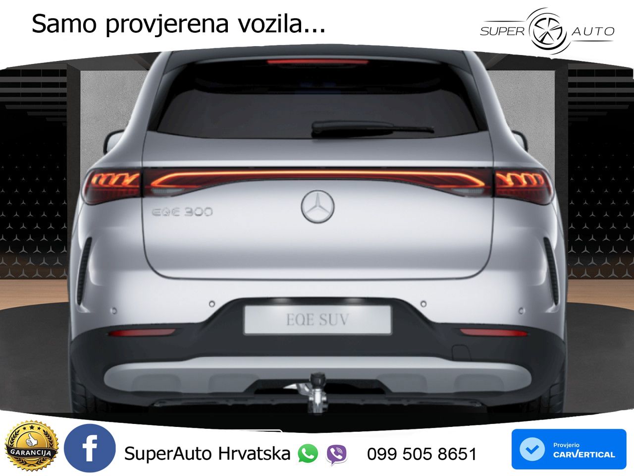 Mercedes EQE SUV 300 100 kWh (265 KS) ACC+GR SJED+360+PANO
