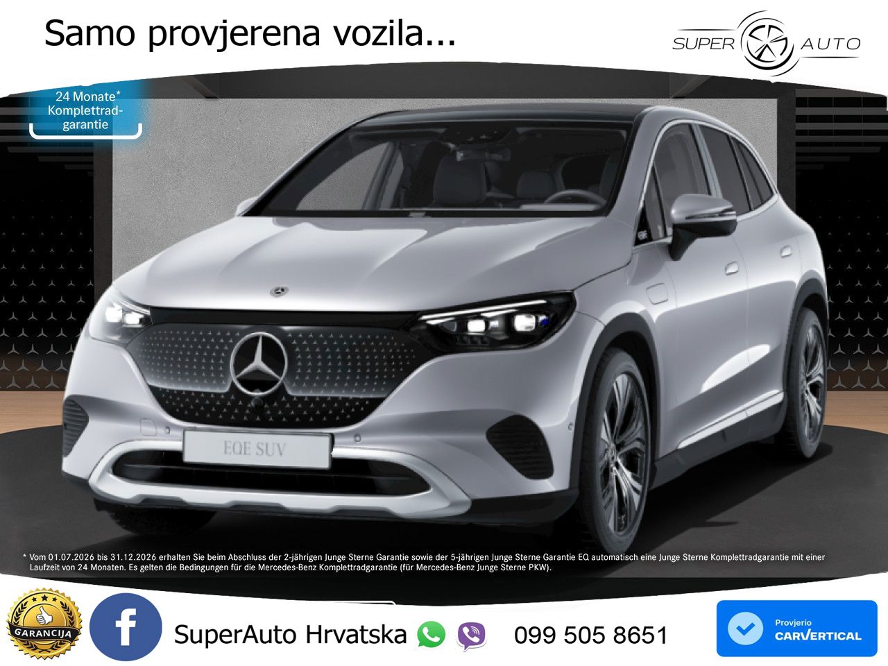 Mercedes EQE SUV 300 100 kWh (265 KS) ACC+GR SJED+360+PANO
