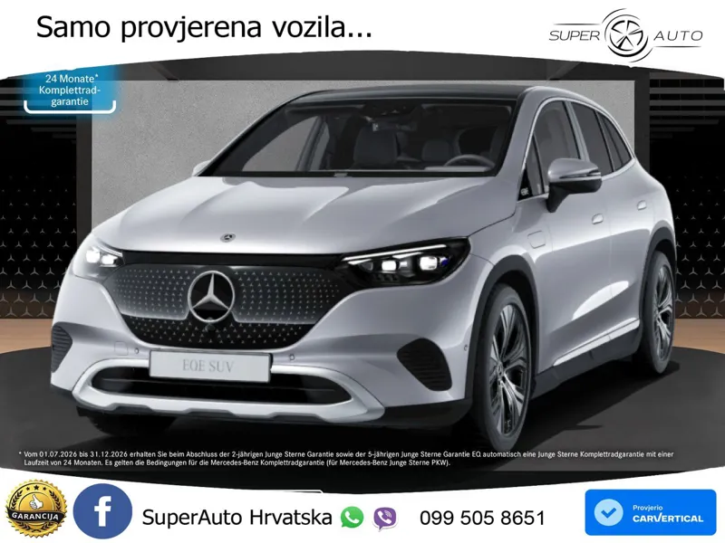 Mercedes EQE SUV 300 100 kWh (265 KS) ACC+GR SJED+360+PANO