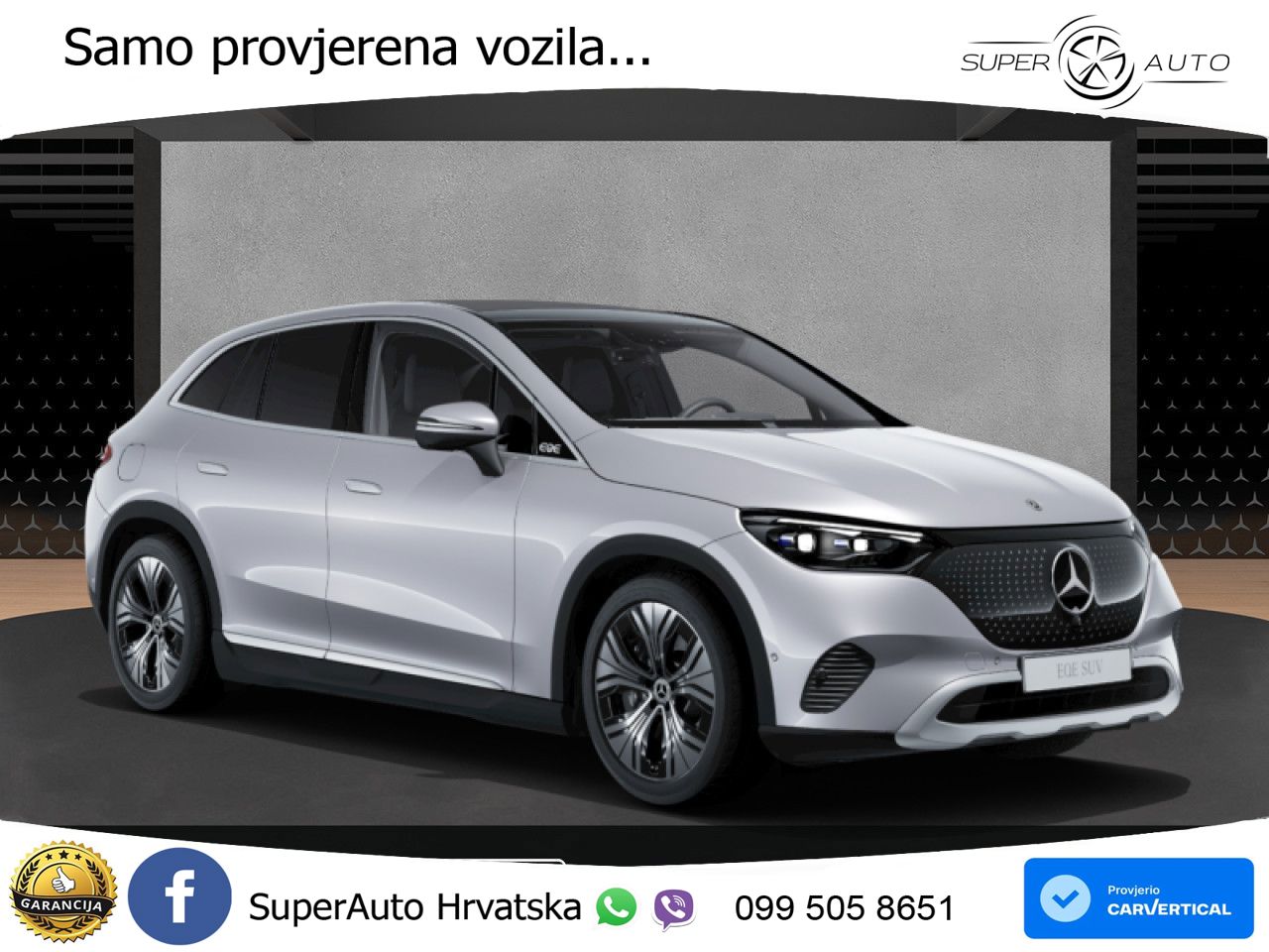 Mercedes EQE SUV 300 100 kWh (265 KS) ACC+GR SJED+360+PANO