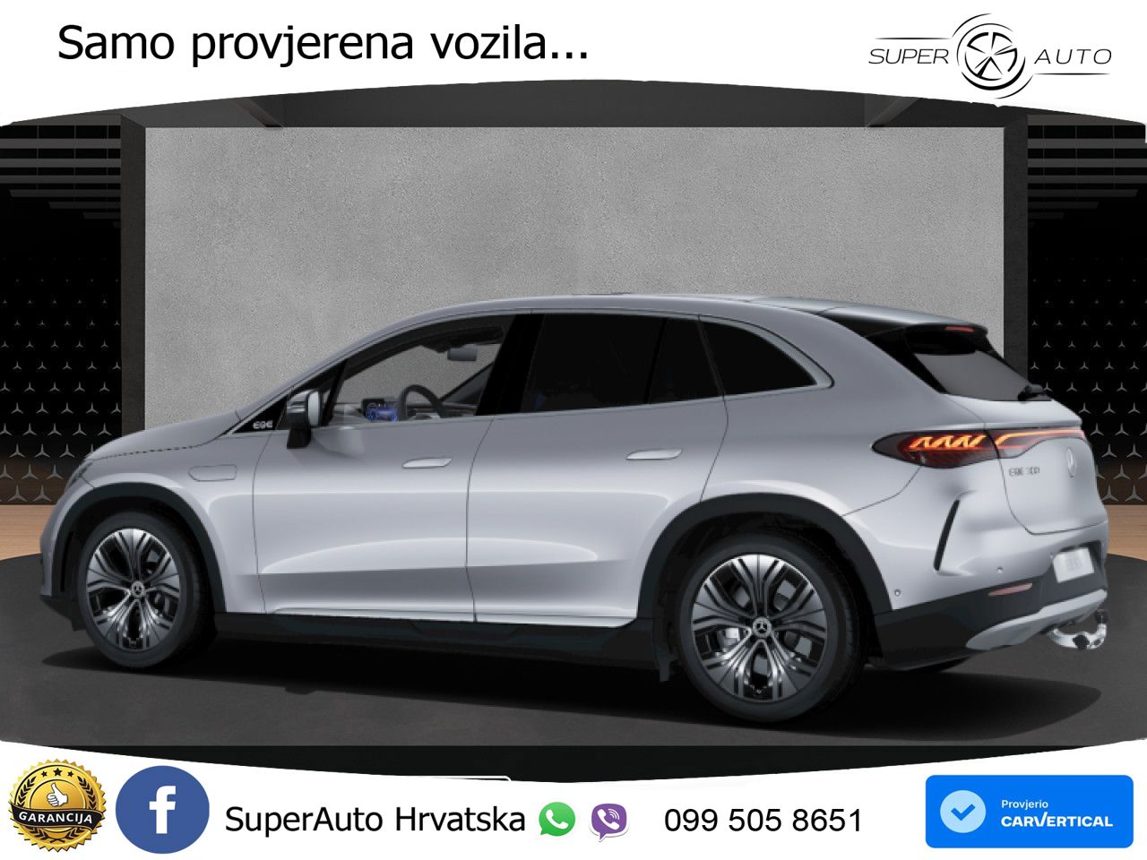 Mercedes EQE SUV 300 100 kWh (265 KS) ACC+GR SJED+360+PANO