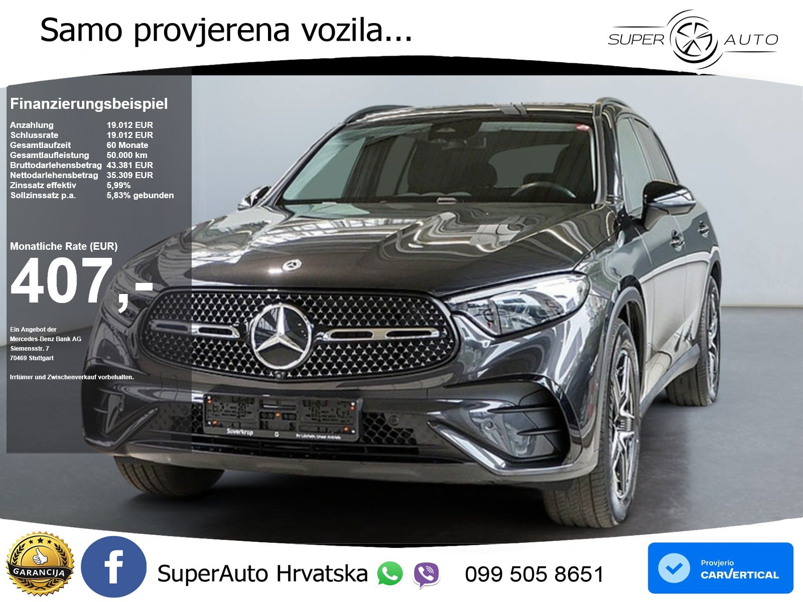 Mercedes GLC 220d (197 KS) 4MATIC 9G-TRONIC AMG ACC+GR SJED+360+PANO