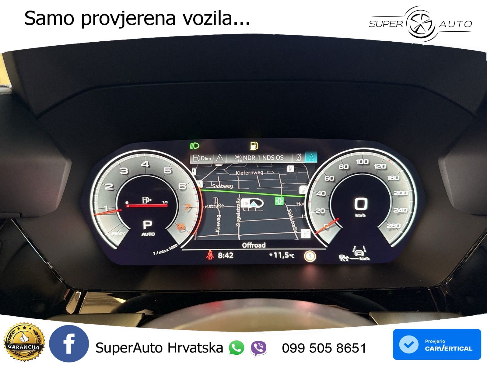 Audi A3 Sportback 40 TFSI (204 KS) quattro S tronic S line LED+GR SJED+ACC
