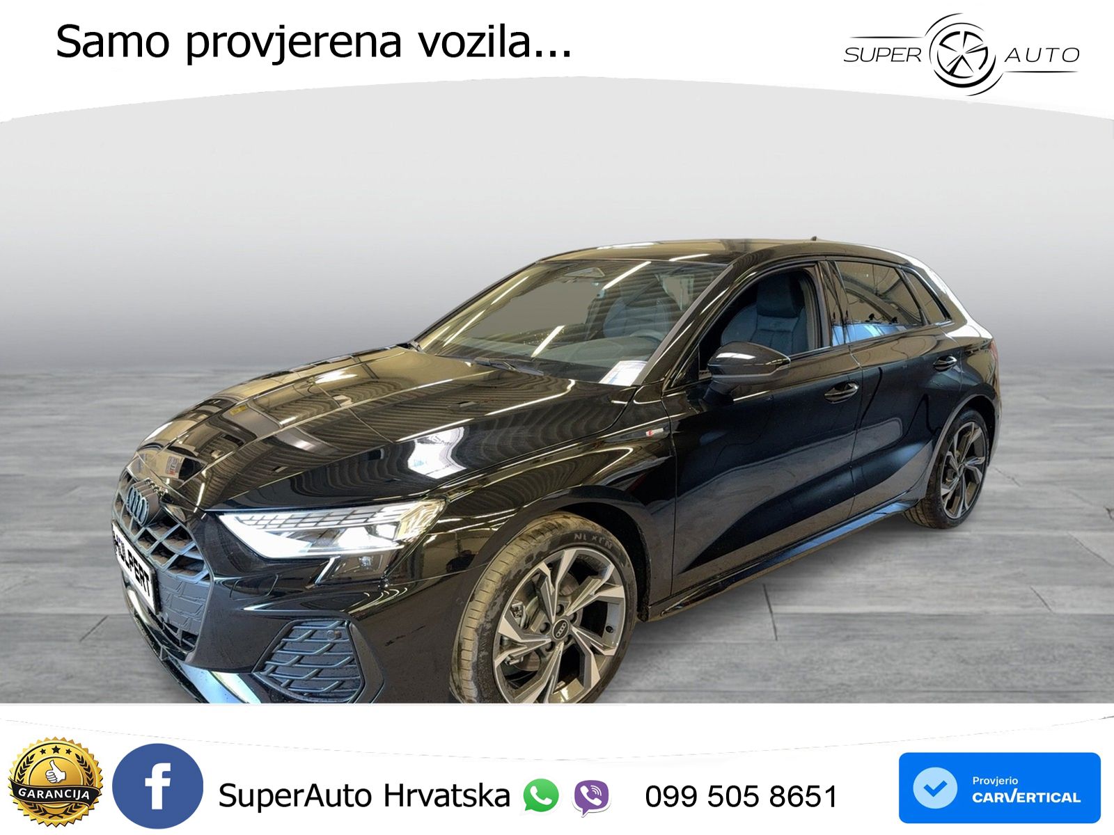 Audi A3 Sportback 40 TFSI (204 KS) quattro S tronic S line LED+GR SJED+ACC