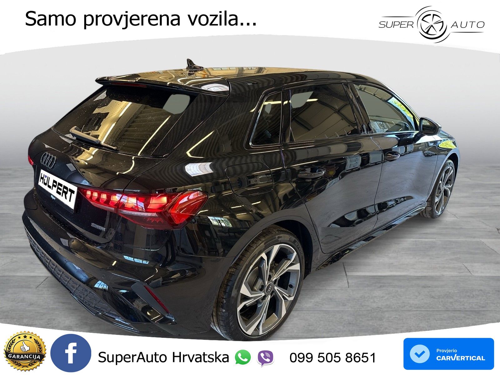 Audi A3 Sportback 40 TFSI (204 KS) quattro S tronic S line LED+GR SJED+ACC