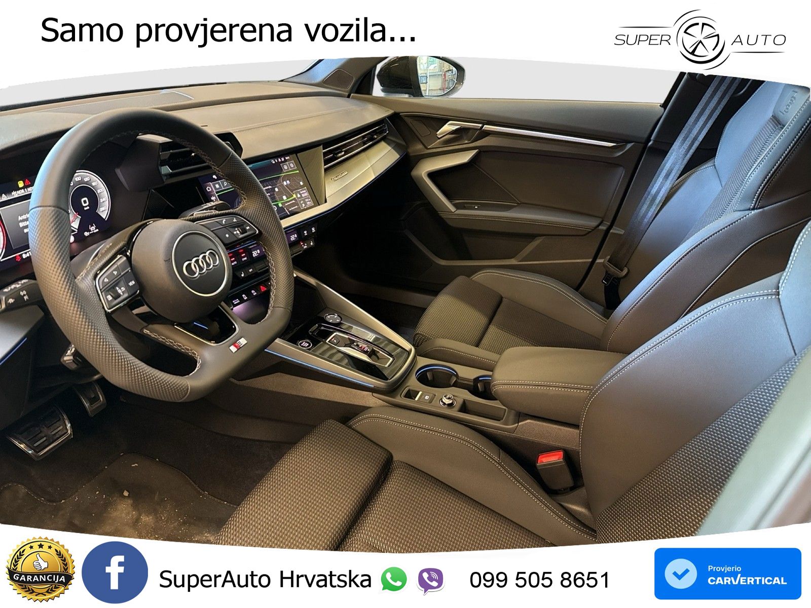 Audi A3 Sportback 40 TFSI (204 KS) quattro S tronic S line LED+GR SJED+ACC