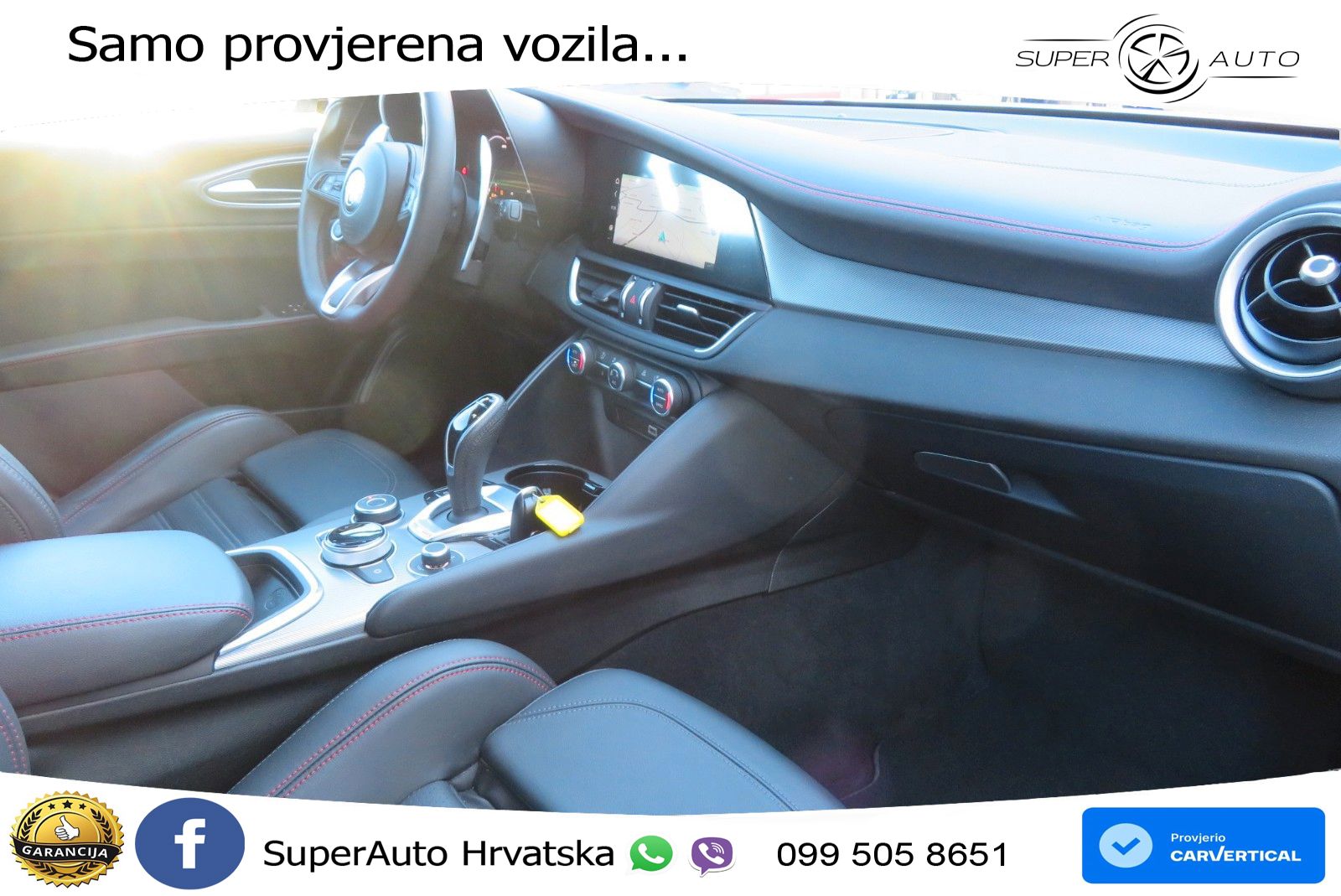 Alfa Romeo Giulia 2.0 Turbo (280 KS) Q4 Automatic LED+GR SJED+ACC