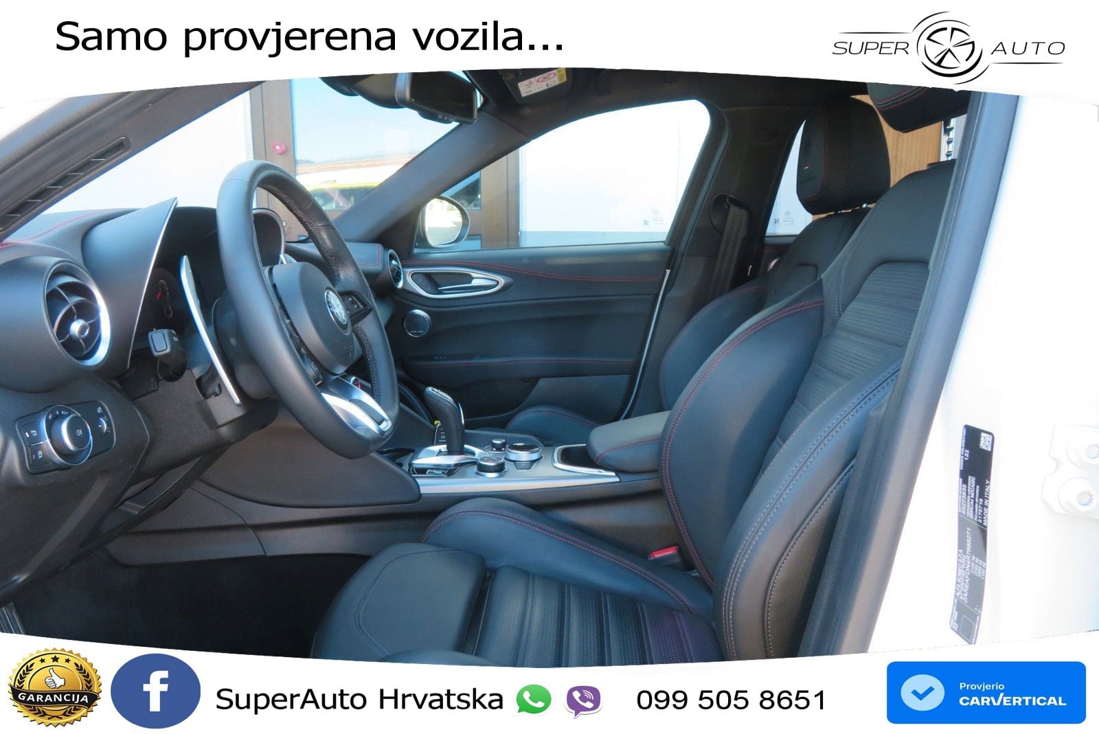 Alfa Romeo Giulia 2.0 Turbo (280 KS) Q4 Automatic LED+GR SJED+ACC
