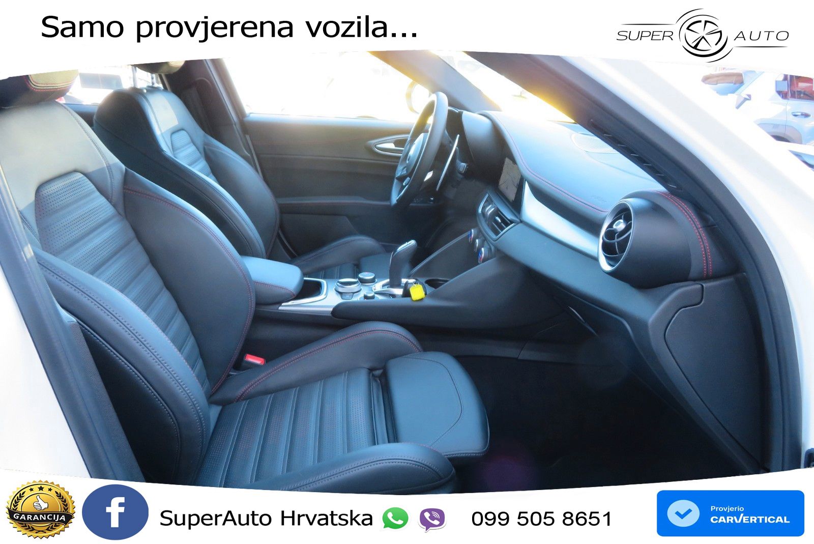 Alfa Romeo Giulia 2.0 Turbo (280 KS) Q4 Automatic LED+GR SJED+ACC