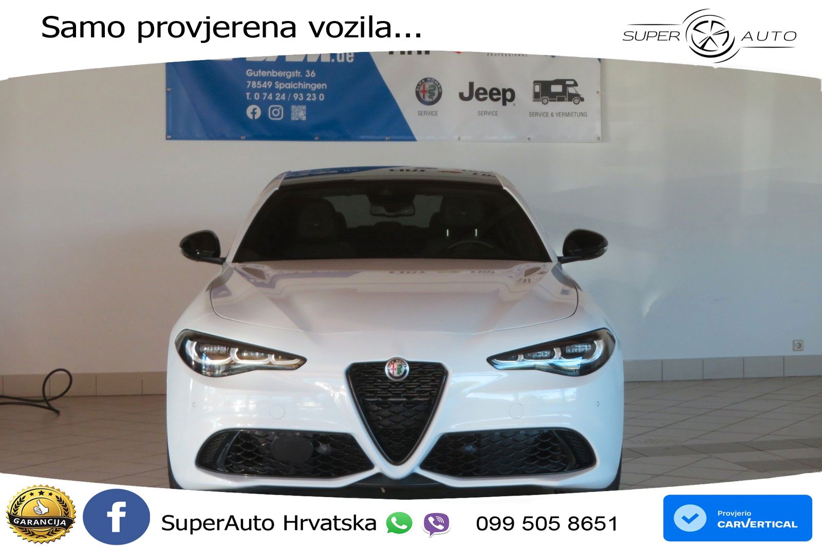 Alfa Romeo Giulia 2.0 Turbo (280 KS) Q4 Automatic LED+GR SJED+ACC