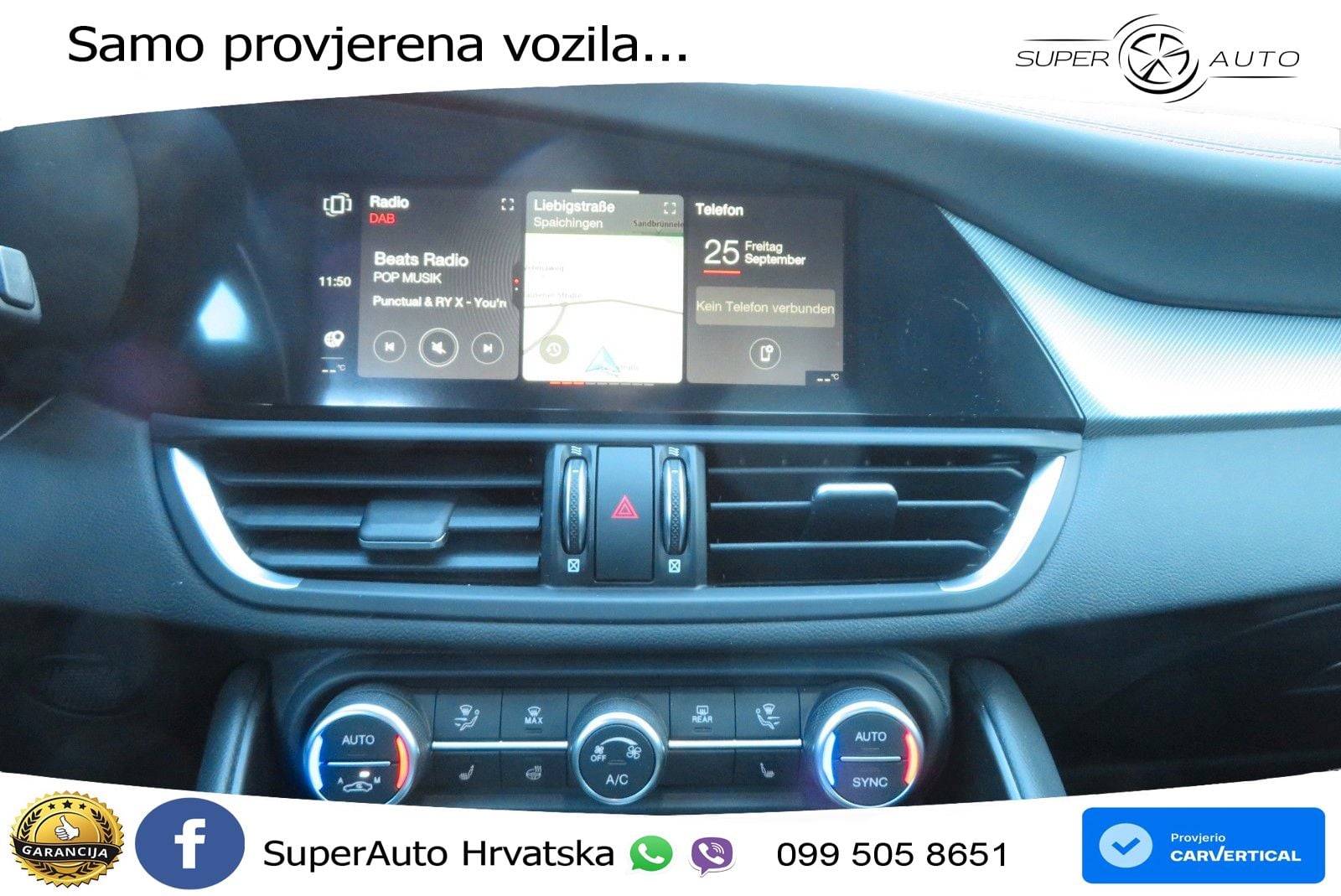 Alfa Romeo Giulia 2.0 Turbo (280 KS) Q4 Automatic LED+GR SJED+ACC