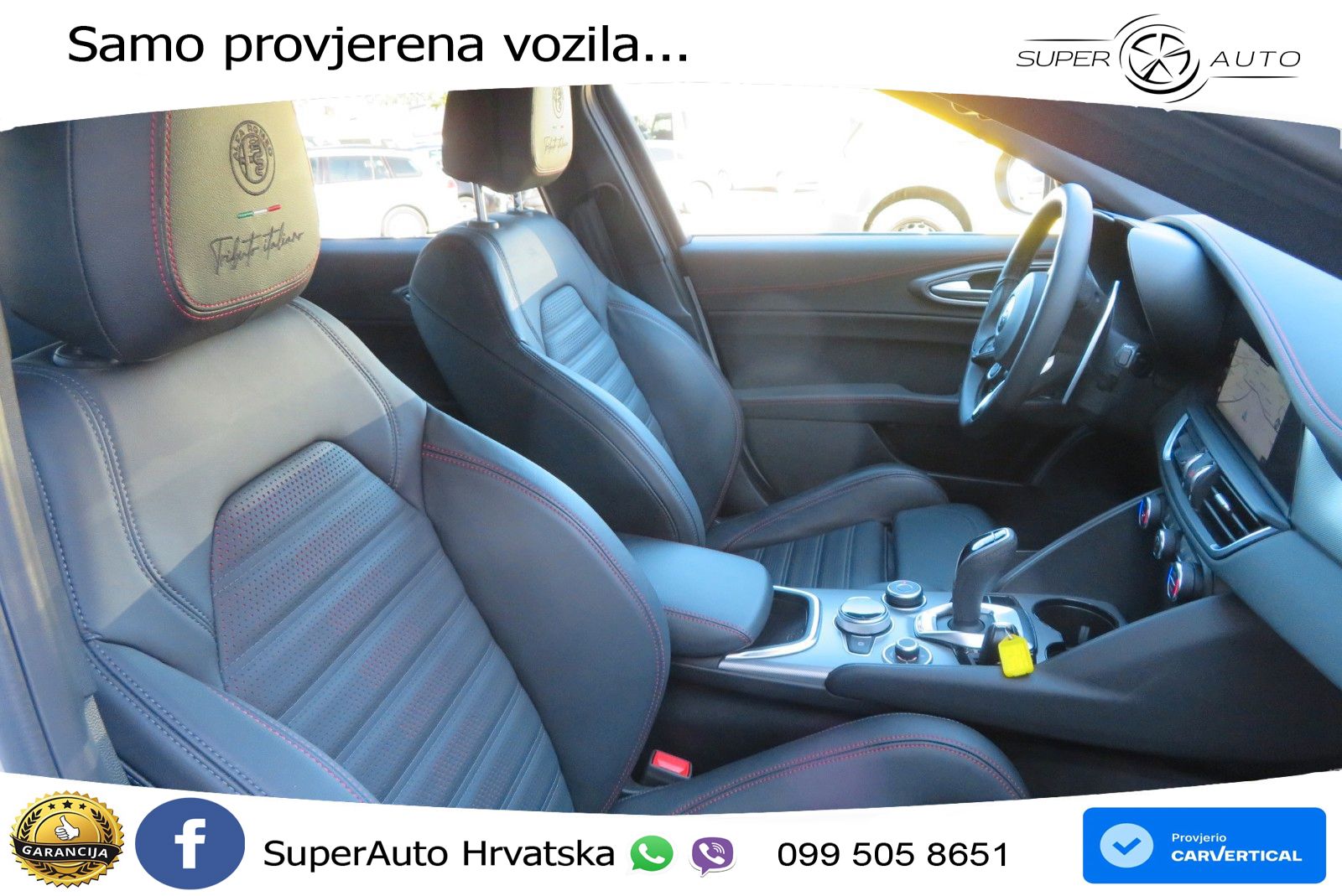 Alfa Romeo Giulia 2.0 Turbo (280 KS) Q4 Automatic LED+GR SJED+ACC