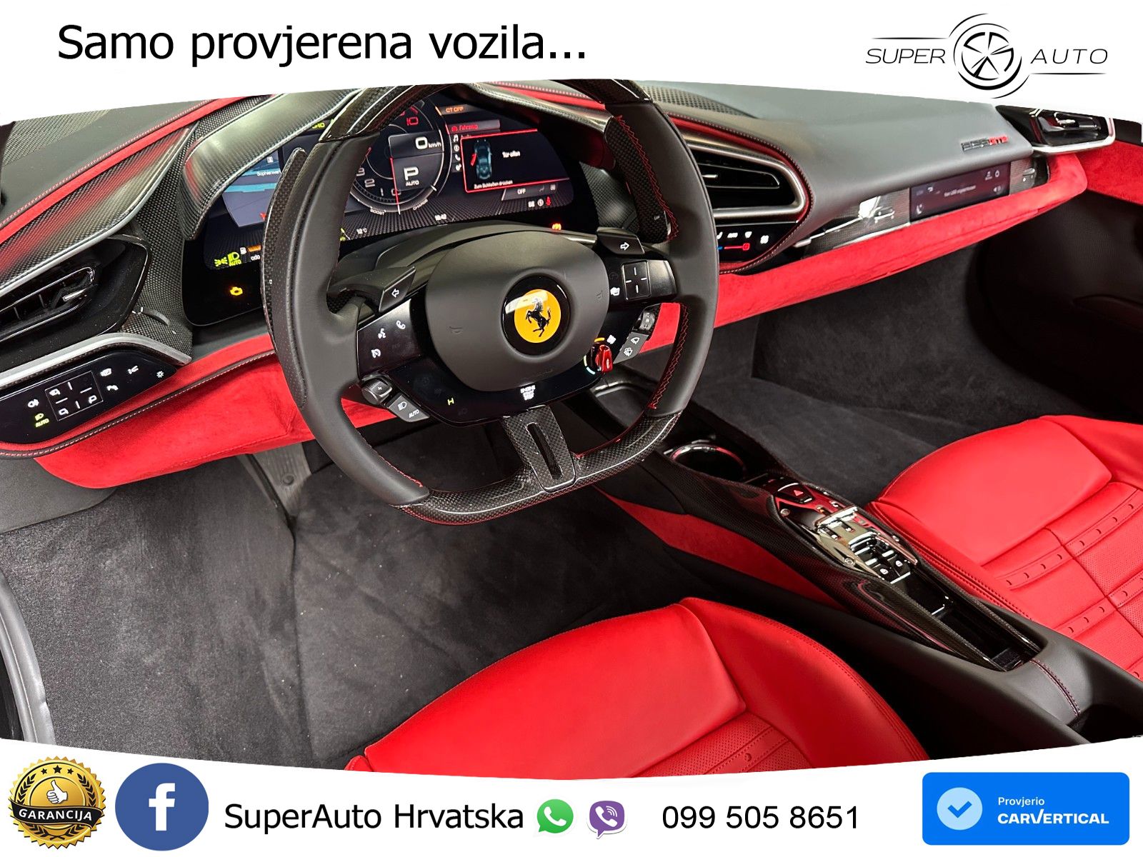 Ferrari 296 GTB 3.0 V6 (830 KS) F1 DCT