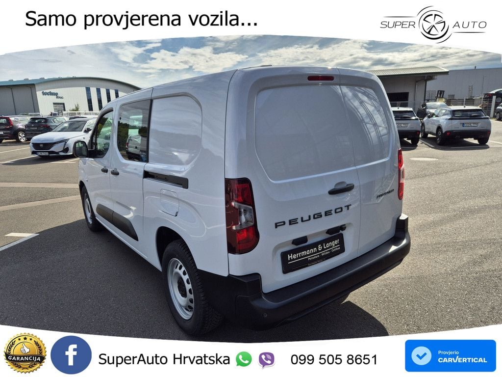 Peugeot Partner L2 DoKa hdi 130 EAT8 Worksite-P. Winter- 131 KS