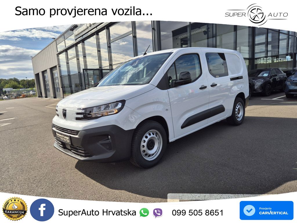 Peugeot Partner L2 DoKa hdi 130 EAT8 Worksite-P. Winter- 131 KS