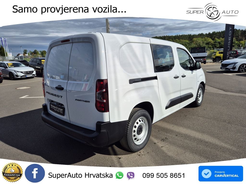 Peugeot Partner L2 DoKa hdi 130 EAT8 Worksite-P. Winter- 131 KS