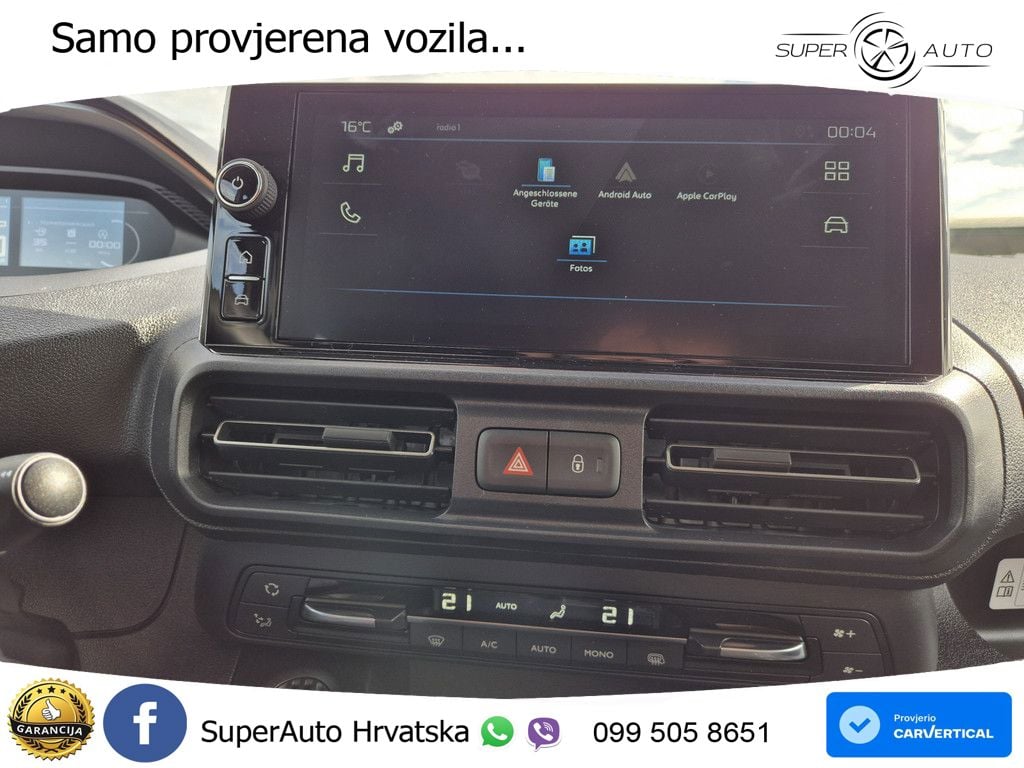 Peugeot Partner L2 DoKa hdi 130 EAT8 Worksite-P. Winter- 131 KS