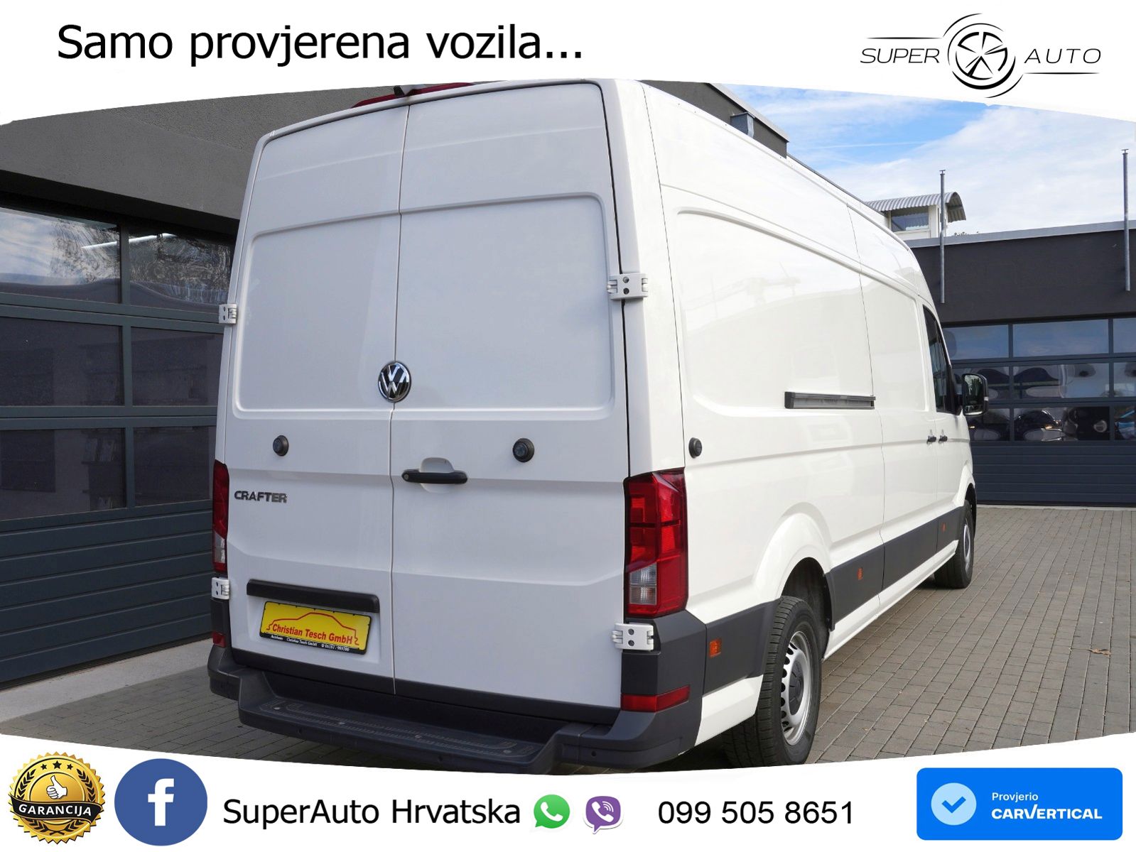 Volkswagen Crafter Kasten 35 L4 H3 Hochdach 2.0 TDI 1.Hd. 140 KS
