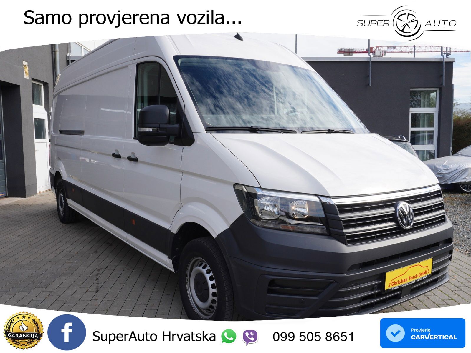 Volkswagen Crafter Kasten 35 L4 H3 Hochdach 2.0 TDI 1.Hd. 140 KS