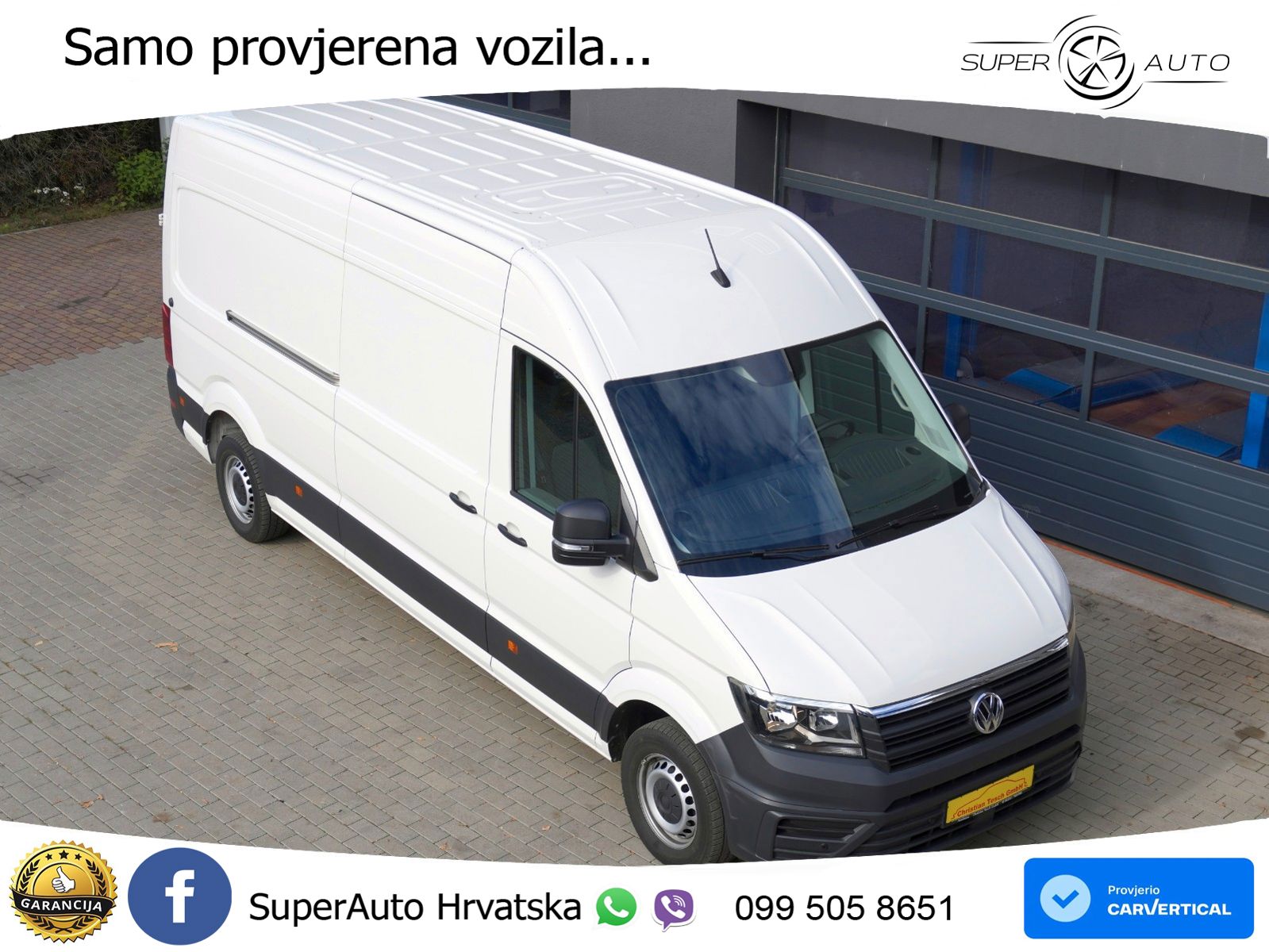 Volkswagen Crafter Kasten 35 L4 H3 Hochdach 2.0 TDI 1.Hd. 140 KS